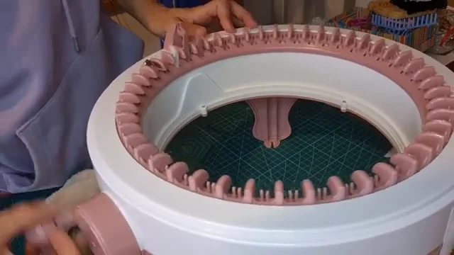 How to Clean and Lubricate Your Sentro Knitting Machine 5 Reassembled Sentro machine being cranked smoothly after cleaning